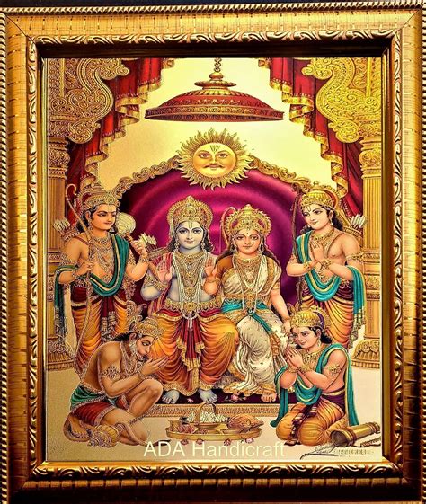 Buy ADA Handicraft"Shri Ram""Sita MATA""Lakshmana Ji" with"Hanuman Ji ...