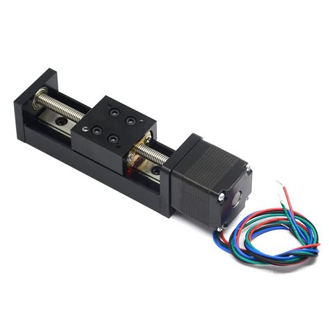 Befenybay 50mm Effective Travel Length Mini Linear Rail Guide Lead ...