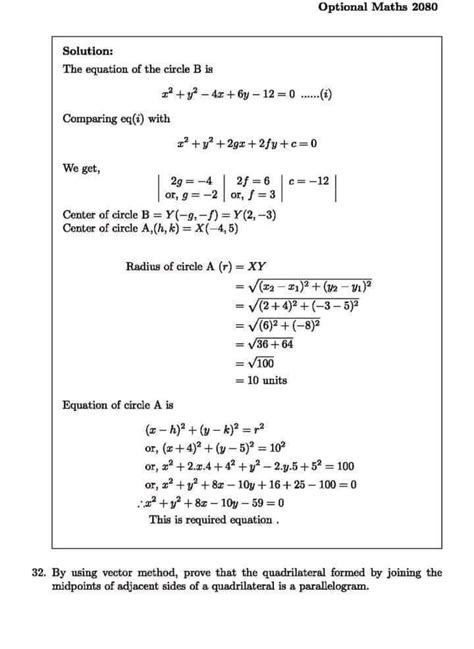 Image result for Class 10 Opt Math Unit 4