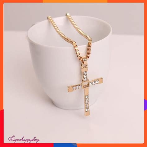 [Speed And Passion 7]Unisex Pendant Cross Toretto Necklace | Shopee ...