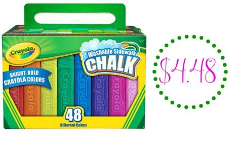 Crayola Sidewalk Chalk, 48 ct., $4.48 :: Southern Savers