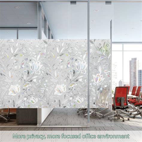 Shackcom Tulip Pattern Privacy Window Film - Heat Control, India | Ubuy