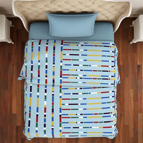 Buy WELSPUN Value Cotton Striped Single Quilt from Welspun at just INR ...