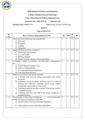 DSP-Question Bank unit 4 updated - SRM INSTITUTE OF SCIENCE AND ...