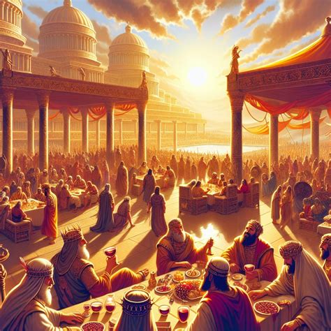 1 Kings 20:16 Artwork | Bible Art