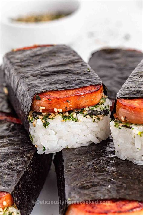 Spam Musubi recipe in 2025 | Musubi recipe, Sushi recipes, Hawaiian food