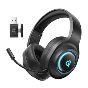 QCY Gaming Headset for PC/PS5/PS4/Switch, HEROAD V200 Over Ear ...