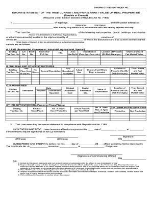 18 Printable sworn statement form Templates - Fillable Samples in PDF ...