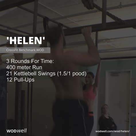 "Helen" Workout, CrossFit Benchmark WOD | WODwell | Crossfit workouts ...