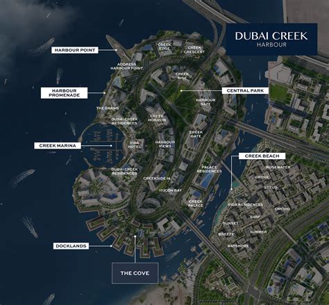 The Cove Creek Harbour by Emaar Properties - Master Plan