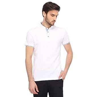Buy Numero Uno Mens Solid Polo T-Shirt (White_Large) at Amazon.in