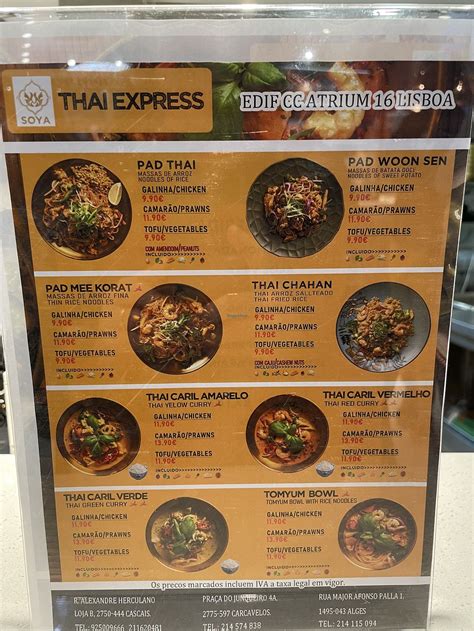 SOYA Thai Express - Lisbon Restaurant - HappyCow