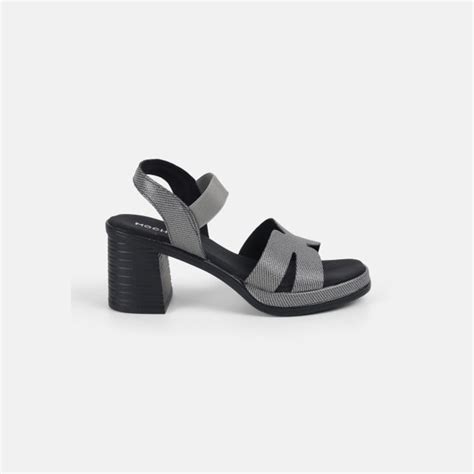 Buy Mochi Women Gun-Metal Casual Sandals Online | SKU: 33-1176-29-36 ...