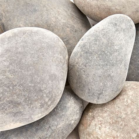 Rain Forest 1-cu yard 2200-lb Gray Mexican Beach Pebbles (Greater than ...