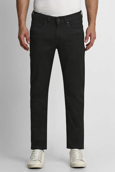 Buy Men Black Dark Slim Fit Jeans Online - 769450 | Louis Philippe