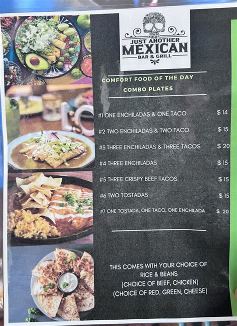 Just Another Mexican Bar & Grill – Menu – Midland – Midland Menus