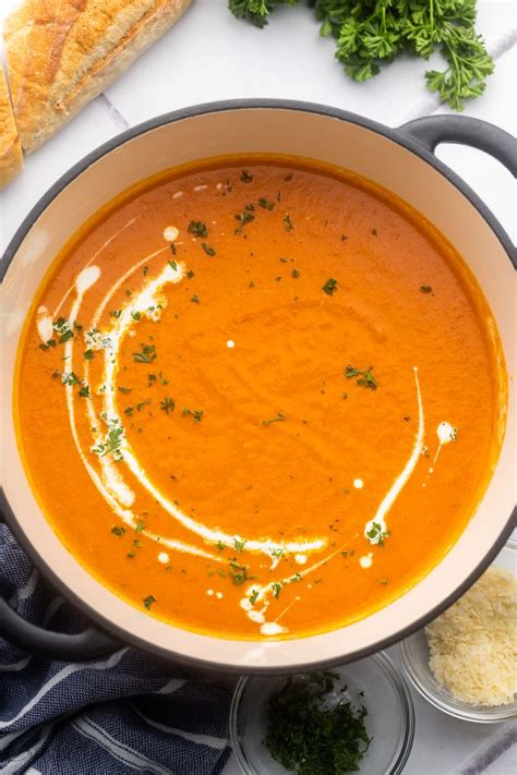 Roasted Red Pepper Soup - The Recipe Rebel