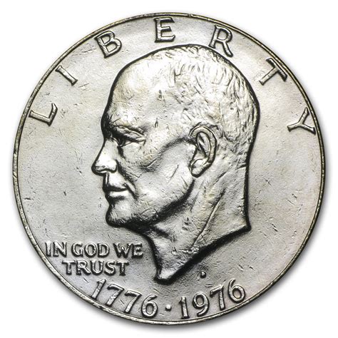 1976-D Clad Eisenhower Dollar BU (Type-2) - Walmart.com
