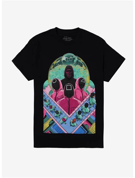 Squid Game Group Walking T-Shirt | Hot Topic