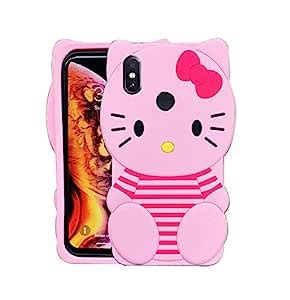 GODRIC® Cute Girlish 3D Teddy Kitty Soft Back Cover for REDMI Note 5 ...