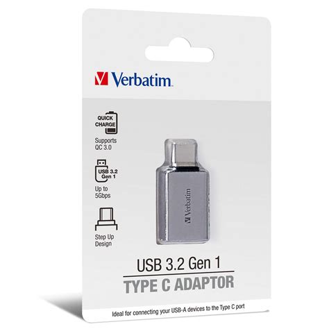 USB 3.2 Gen 1 Type C Adaptor - Verbatim Hong Kong