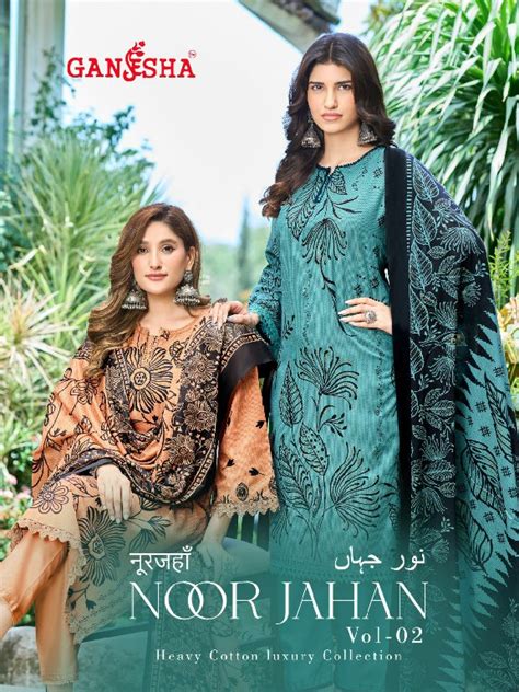 GANESHA NOOR JAHAN VOL 2 WHOLESALE COTTON KARRACHI STYLE DIGITAL ...