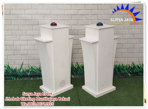 Sedia Jasa Sewa Podium Sirine Peresmian Kualitas Terbaik