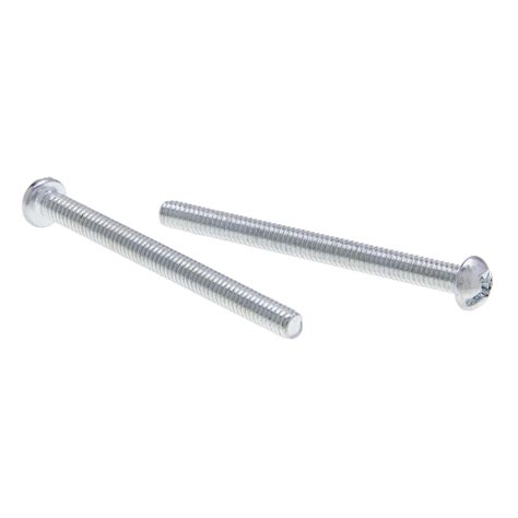 8-32 x 2 in. Round Head Combo Machine Screws - Steel Zinc - 4000qty ...