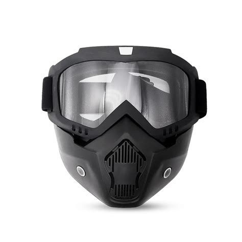Buy Reusable Riding Mask & Bike Goggle (Transparent) Online – Robustt