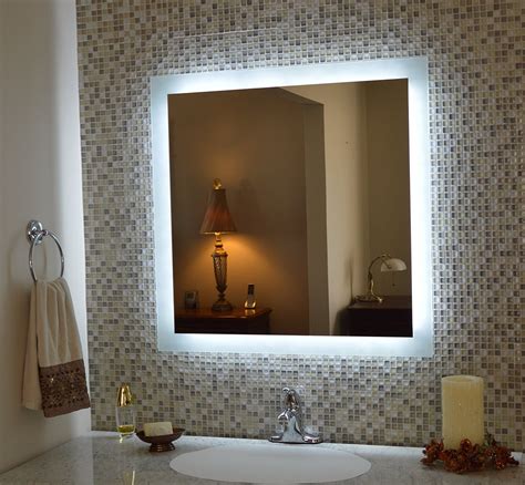 Top 20 of Lighted Wall Mirrors for Bathrooms