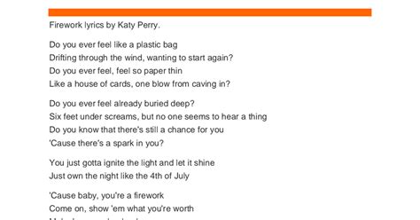 Firework lyrics by Katy Perry.pdf - Google Drive