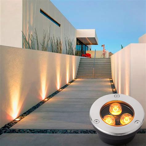 JIQHOHX Outside In-ground Lights Round LED Underground Light India | Ubuy