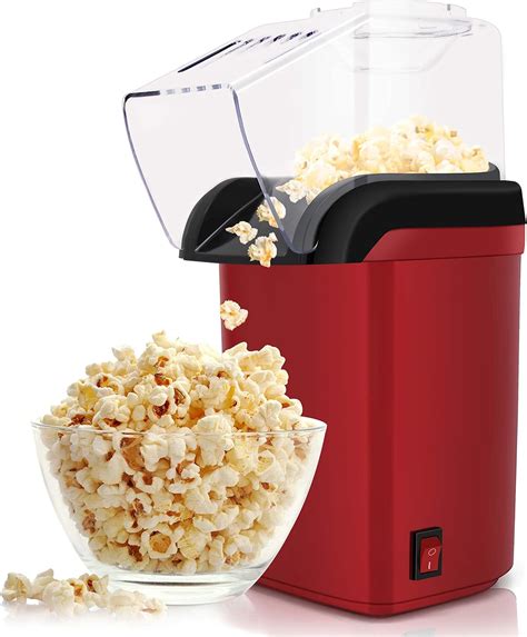 Amazon.com: Hot Air Popcorn Popper, Electric Popcorn Maker, Mini ...
