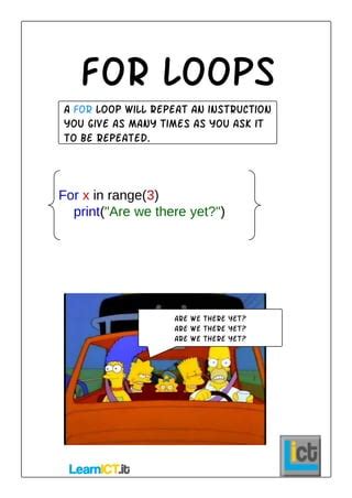 Image result for For Loop Code in Paper