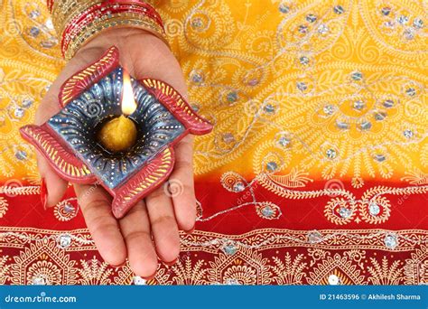 Handmade Diwali Diya Lamp stock photo. Image of diya - 21463596