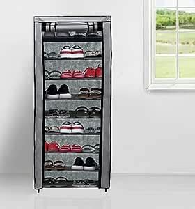 RAXON WORLD® Multipurpose Collapsible 9 layer Metal Shoe Stand, Shoe ...