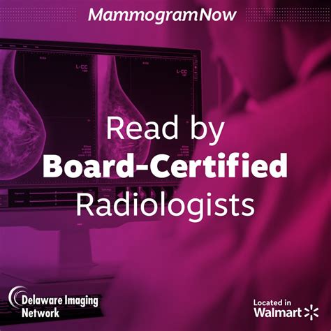 RadNet on LinkedIn: MammogramNow by Delaware Imaging Network is now available in Walmart’s…