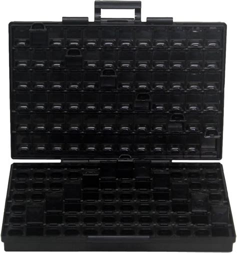 Buy AideTek Box-All ESD Safe SMD Resistor IC Chips Organizer w144 Bins ...