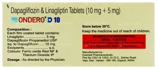 Ondero D 10 Tablet: Uses, Side Effects, Price & Substitutes