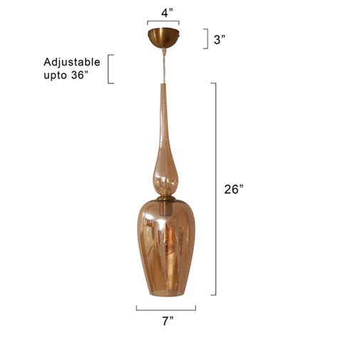 Live On Amber Pendant Light for Counters & Corners | Light & Living