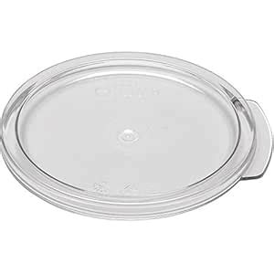 Cambro RFSCWC1135 Camwear Cover for 1 qt. round storage container clear ...