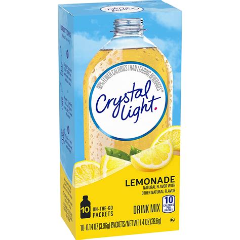 Crystal Light Lemonade 10 On-The-Go Packets – Franklin Square Pharmacy