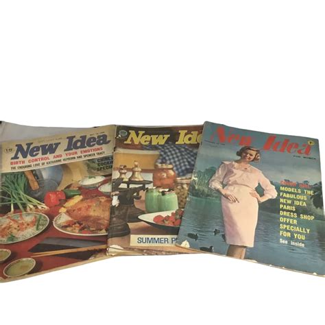 Vintage New Idea Magazines x 3 (s)