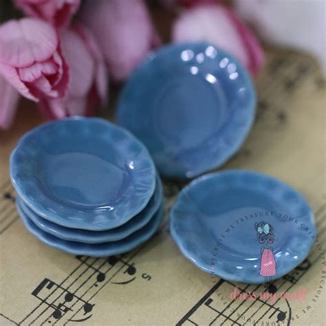 Miniature Dinner Plates Blue – CRAFTERS CORNER