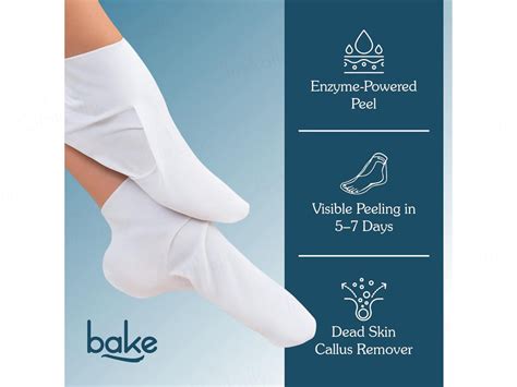 Buy BAKE AHA + BHA Exfoliating Foot Peel Mask Online at Best Price ...