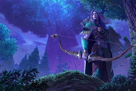 Night Elf - World of Warcraft [WoW] 4K wallpaper download
