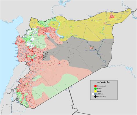 Syrian Civil War Map