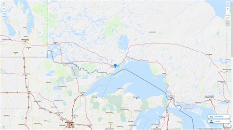 Thunder Bay Map - Canada
