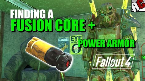 Fallout 4 - How to find a FUSION CORE for first Power Armor (Fusion ...