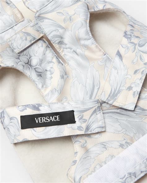 Barocco Dog Raincoat Print | VERSACE